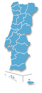 Map of Portugal