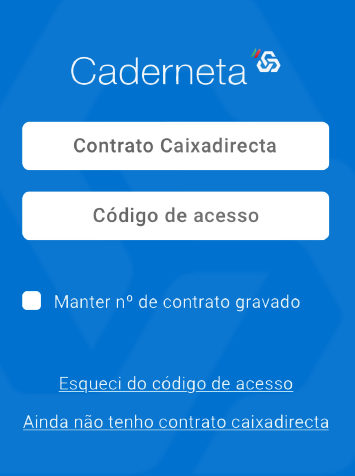 Caderneta - ecrã 1