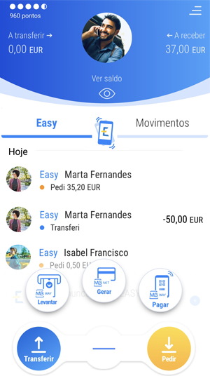 Caixa Easy - ecrã 2