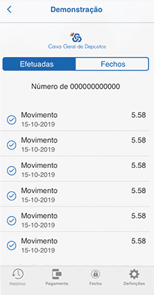 App Caixa Pay - ecrã 5