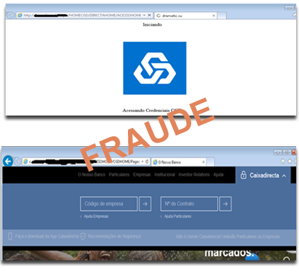 Páginas fraudulentas