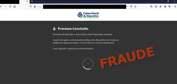 Exemplo de SMS falsificado - imagem 2