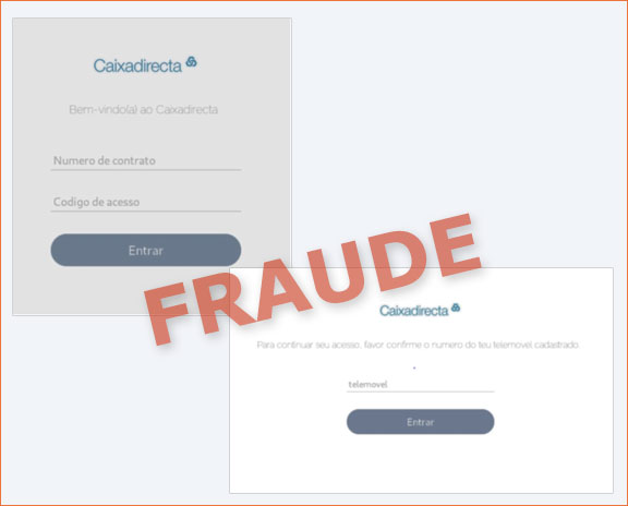 Exemplo de SMS falsificado