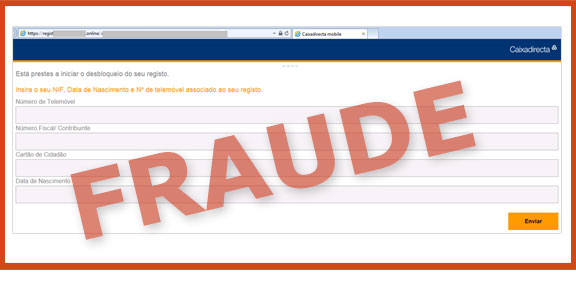 ecran3 com exemplo de fraude