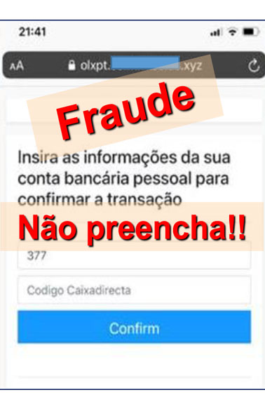 Burlas em vendas online