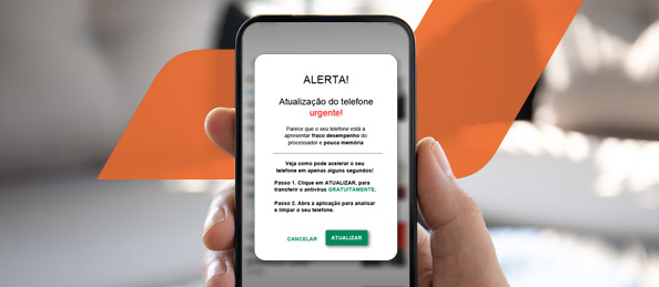Fraude com instalação de Malware