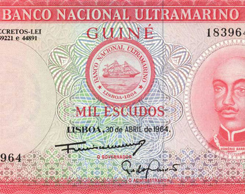 1000-escudos-Honorio-Barreto-1964-BNU-Guine