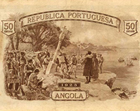 Verso cédula “Rita” de 50 Centavos do Alto Comissariado de Angola 1923