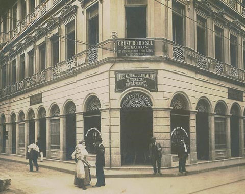 1ª Filial do BNU no Rio de Janeiro, inaugurada em 1913