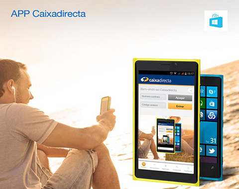 Caixa disponibiliza a sua App Caixadirecta para Windows Phone 