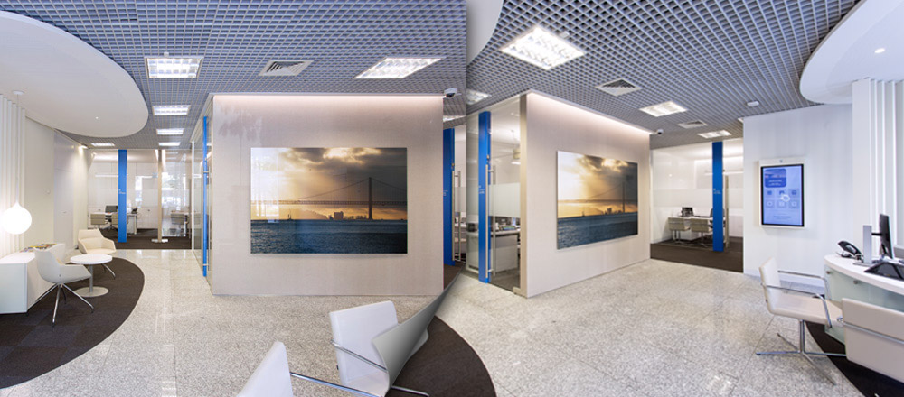 espaço exclusivo Caixa Azul
