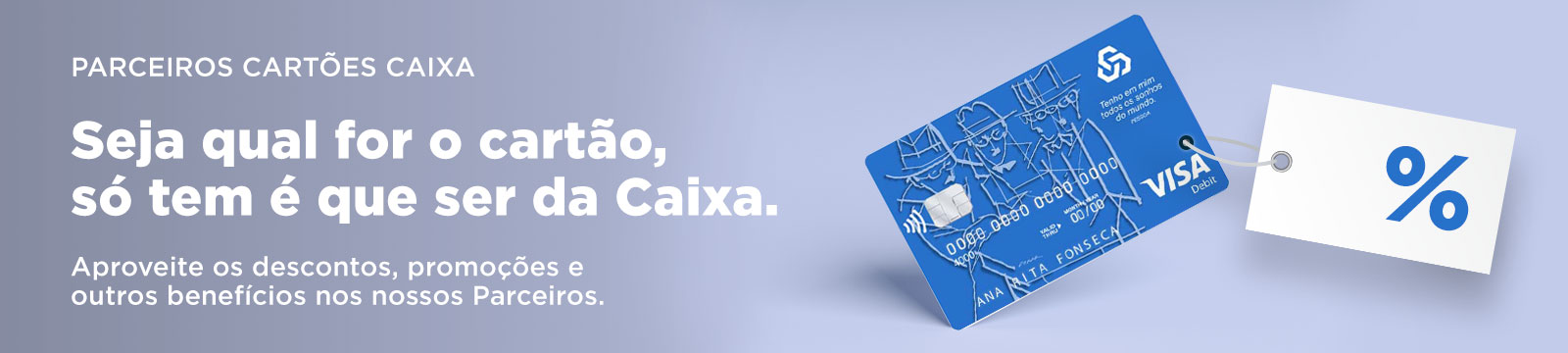 Parceiros dos cartoes Caixa