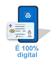 É 100% digital