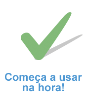 Começa a usar na hora