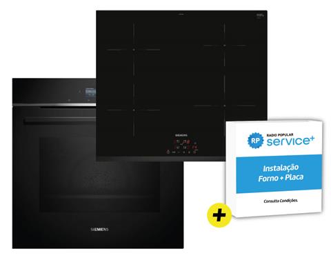 Forno + Placa Indução Siemens