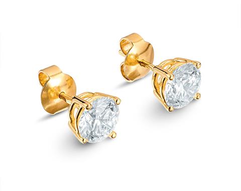 Brincos Polaris ouro amarelo