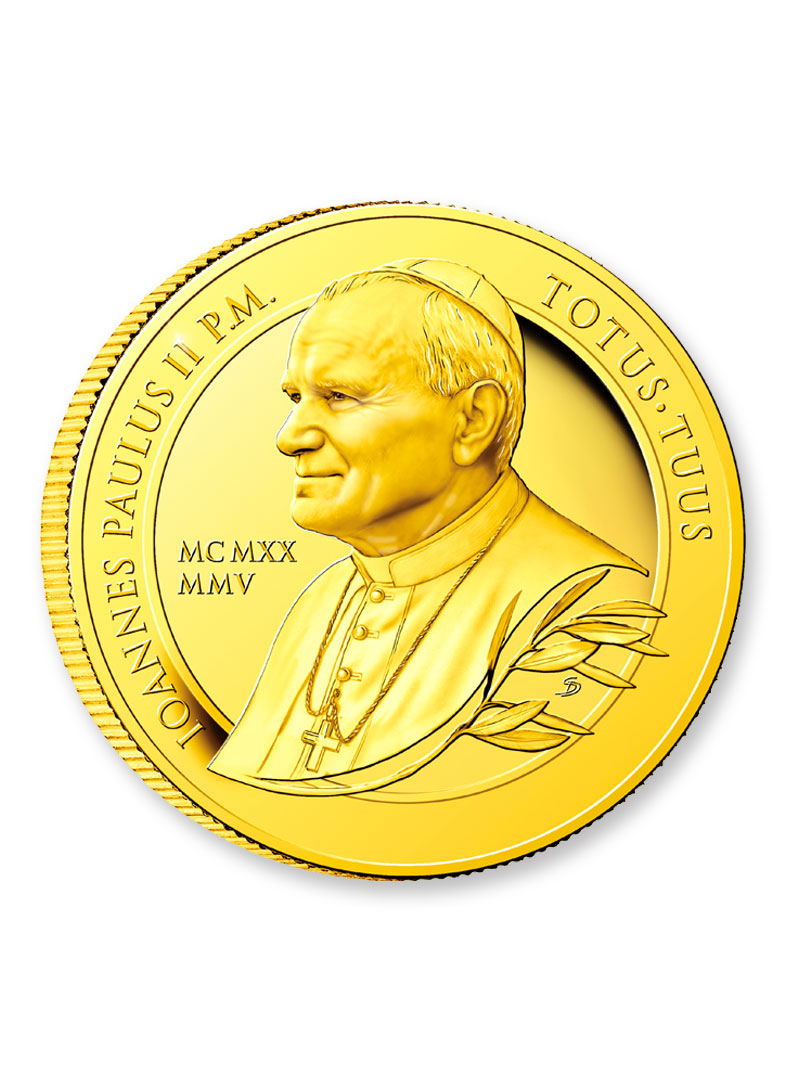 Moeda em Ouro Papa São João Paulo II