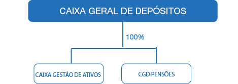 Organograma da gestão de ativos no Grupo CGD