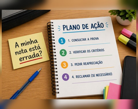 E se discordar da nota?