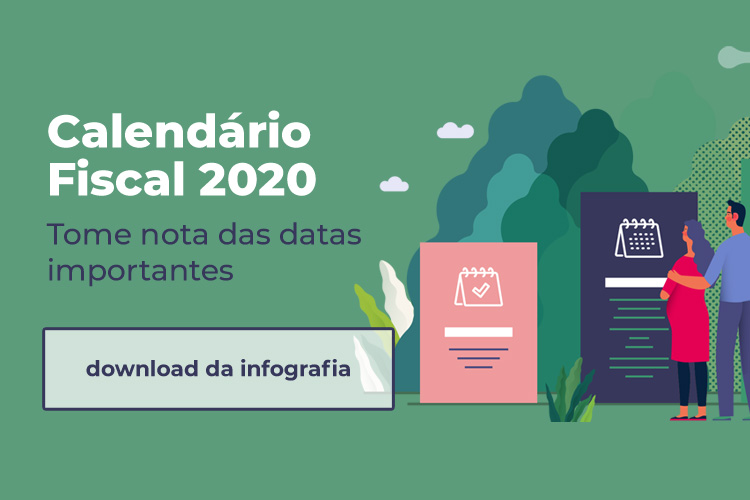 Download da infografia Calendário Fiscal 2020