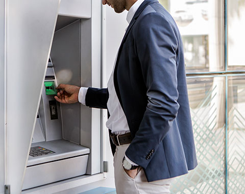 Resolver problemas no multibanco