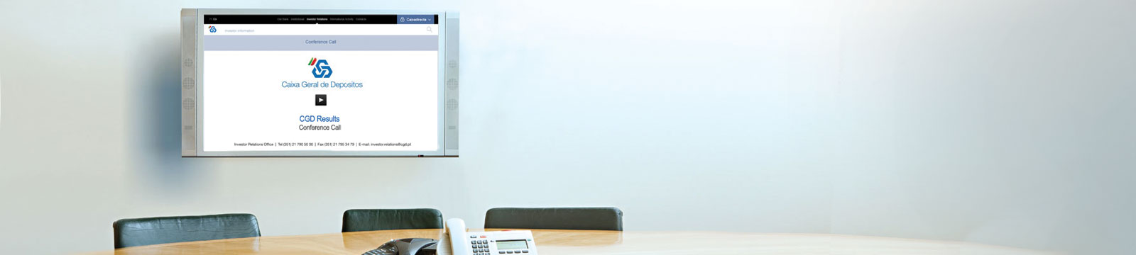CGD Results Conference Call