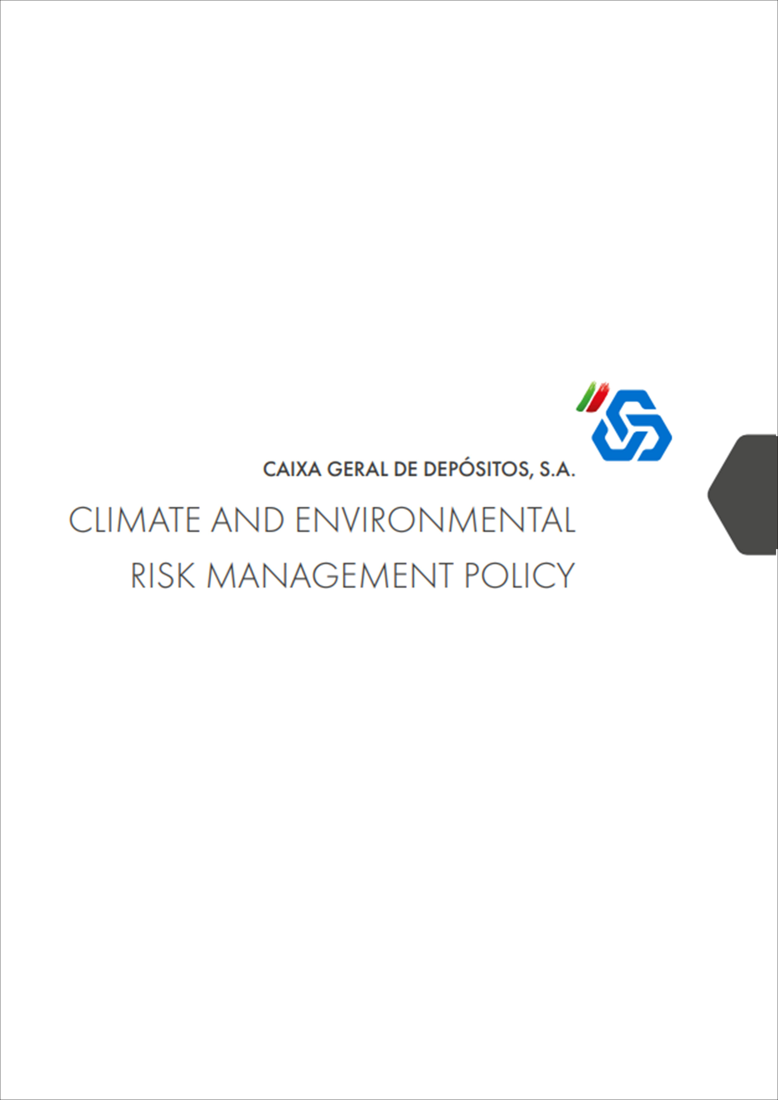 Política de Gestão de Riscos Climáticos e Ambientais