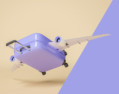 Sem bagagem e sem voo?