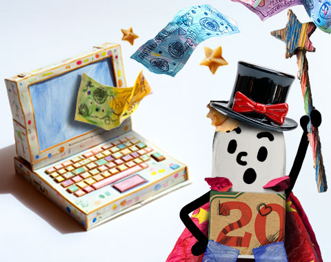 O que é pagar com dinheiro invisível?