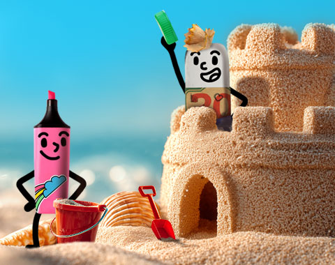 Castelos sumiam e crocodilos apareciam