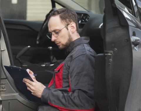 Identificação VIN do carro