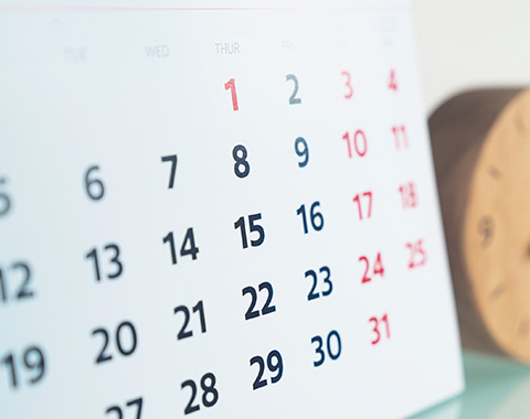 Todas as datas que precisa saber