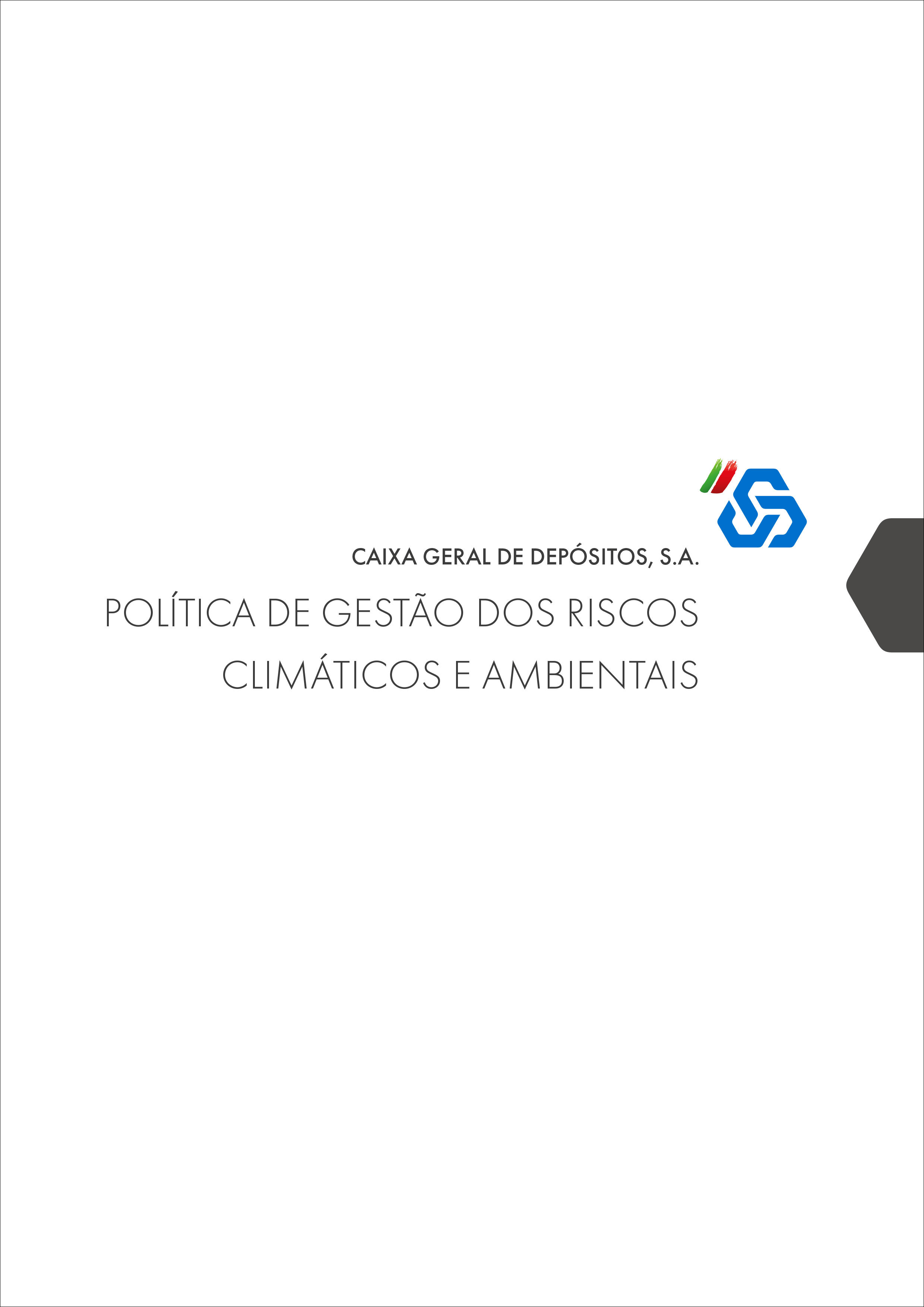 Política de Gestão de Riscos Climáticos e Ambientais